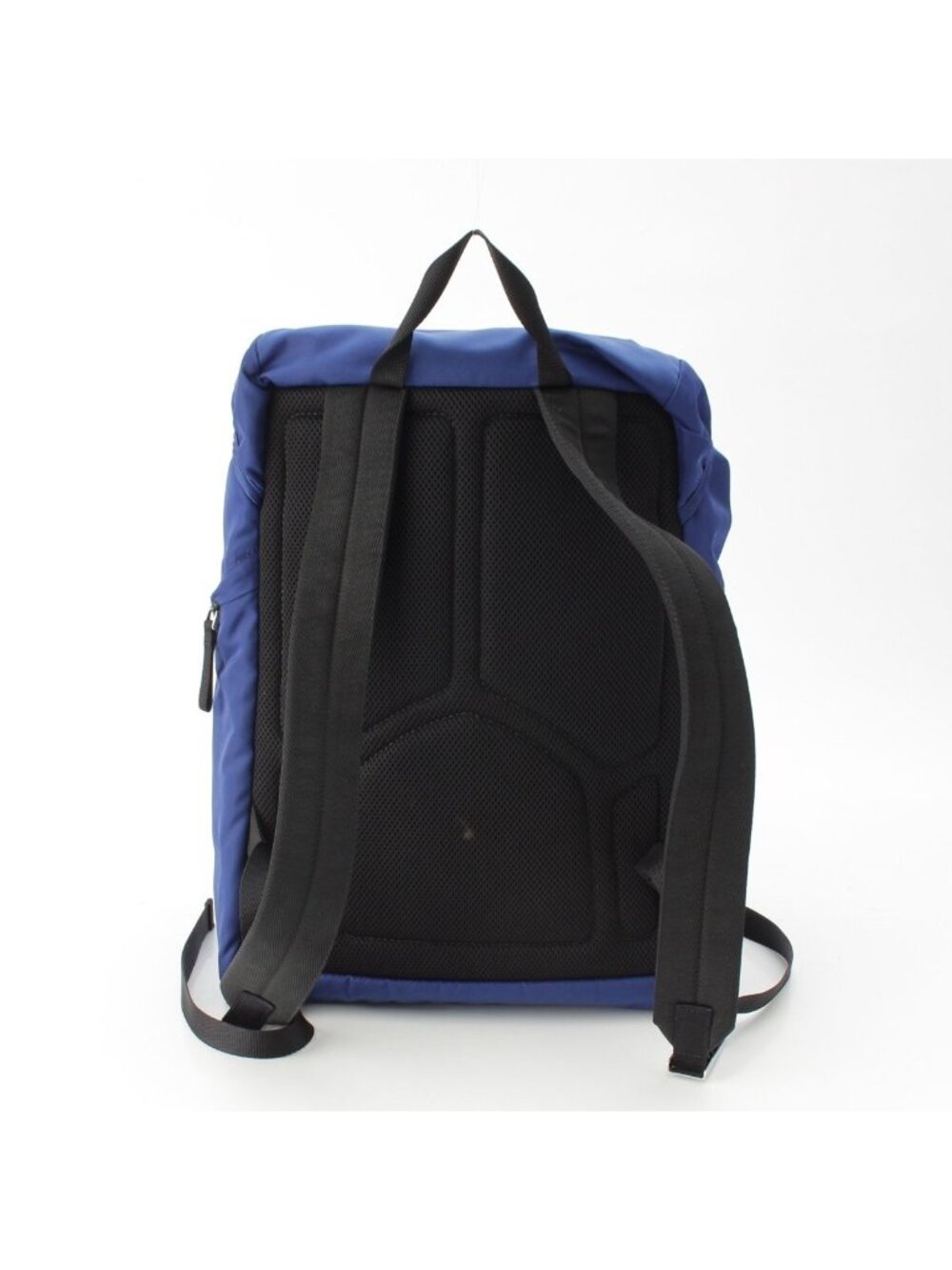 Prada Nylon Triangle Logo Backpack Blue - Picture 4 of 10
